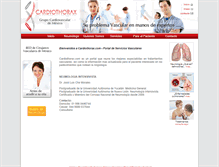 Tablet Screenshot of cardiothorax.com